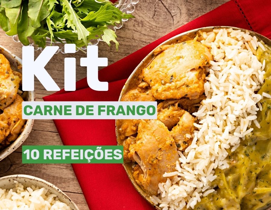 Frango Xadrez Orgânico com Arroz de Couve-Flor 350g - Organic4