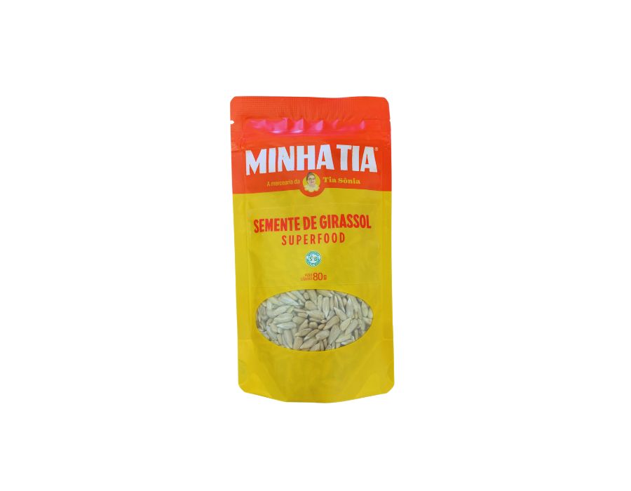 semente de girassol 80g - tia sônia semente de girassol 80g tia sonia