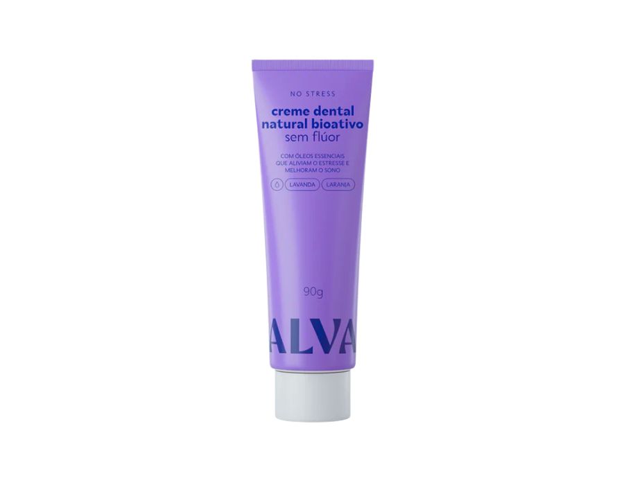 creme dental lavanda e laranja-alva creme dental lavanda e laranja alva