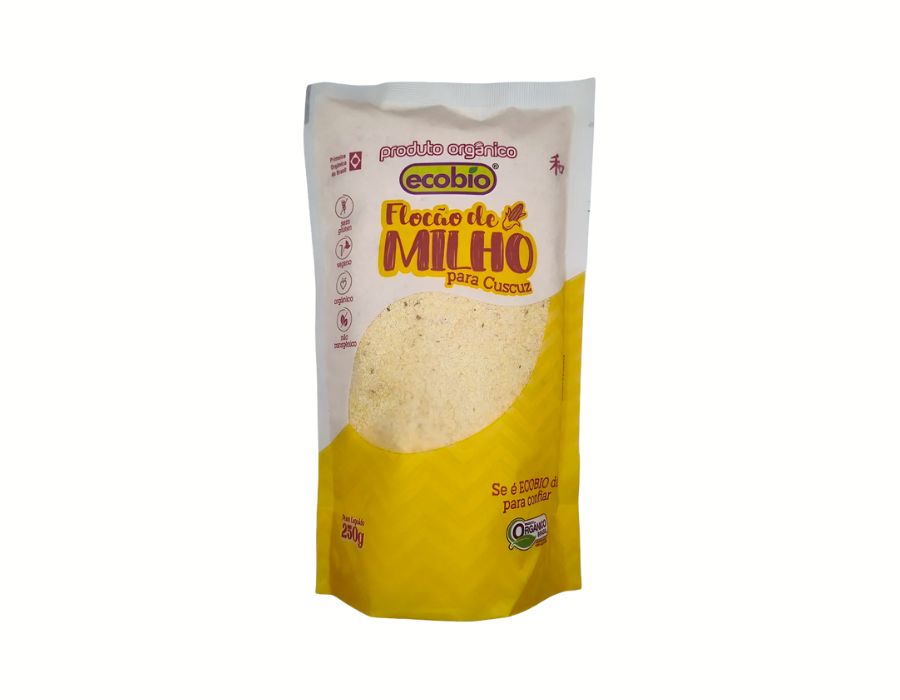 flocão de milho para cuscuz 250g-ecobio flocao de milho para cuscuz 250g ecobio