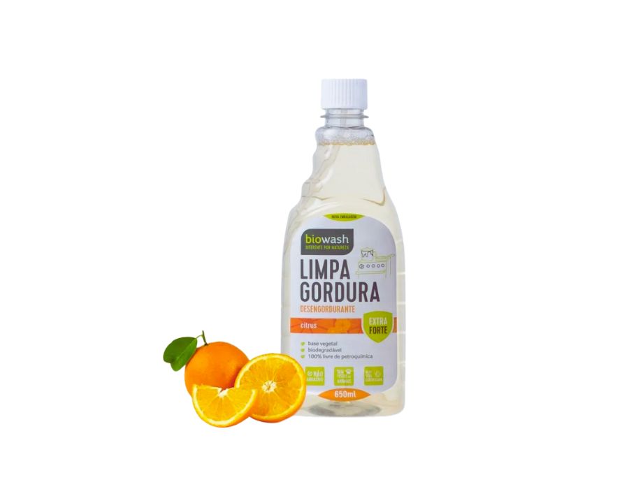 limpa gordura laranja 650ml-biowash limpa gordura laranja 650ml biowash
