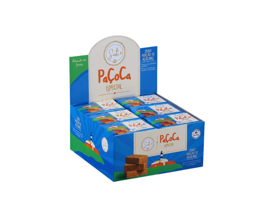 paçoca zero 20g-tia sônia pacoca zero 20g tia sonia