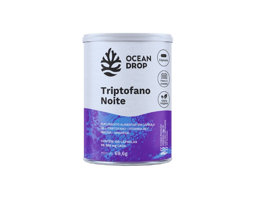 triptofano noite 69,6g-ocean drop triptofano noite 696g ocean drop