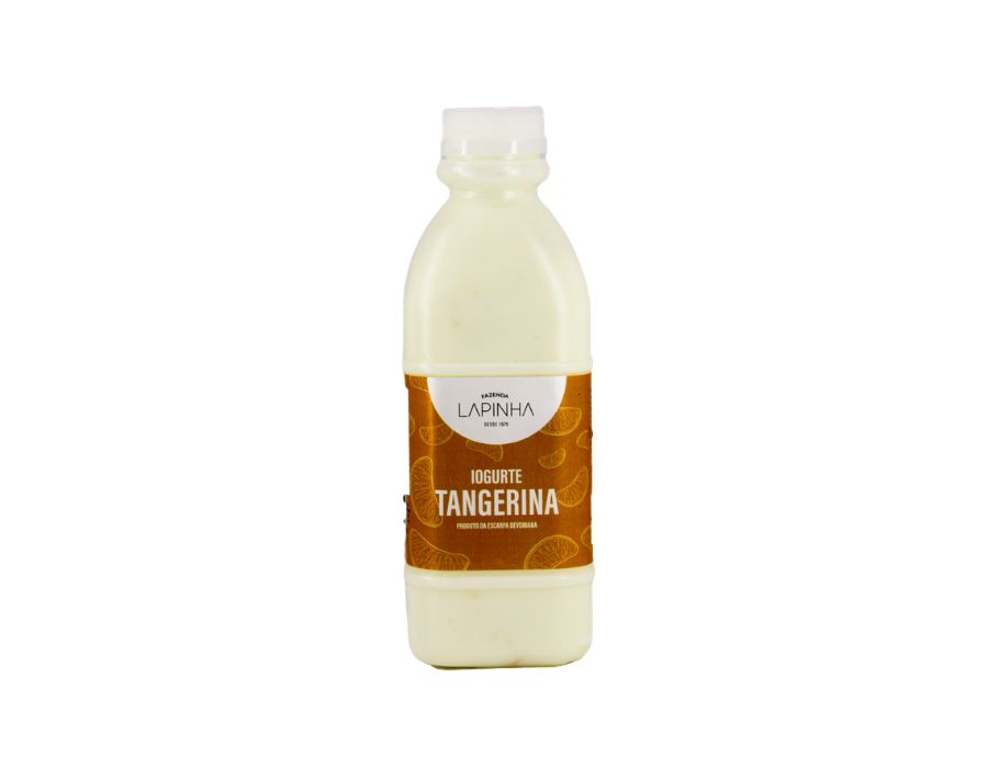 iogurte de tangerina 500ml-fazenda lapinha iogurte de tangerina 500ml fazenda lapinha