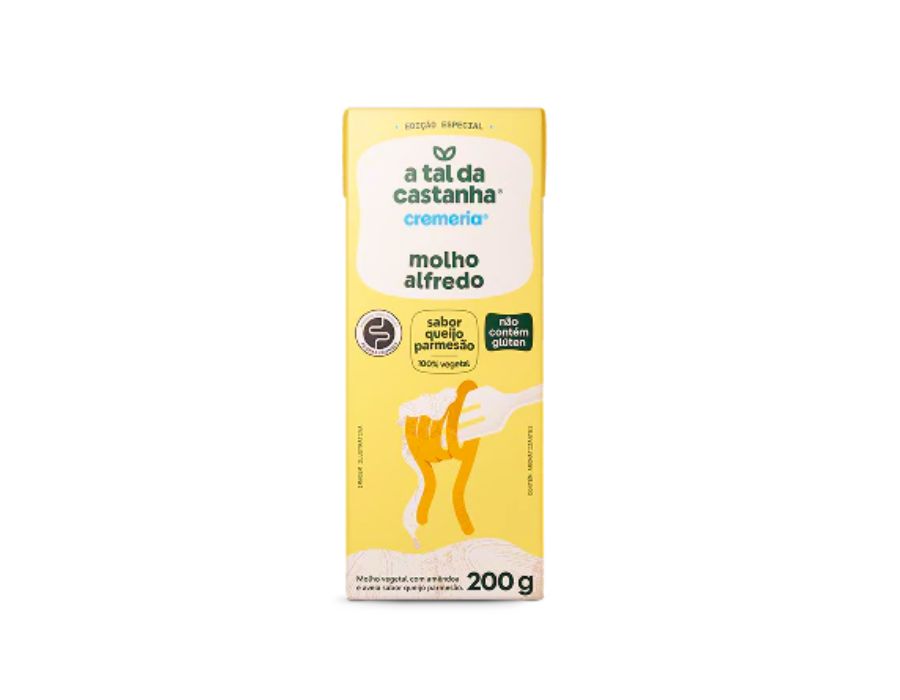 molho alfredo vegetal 200g-a tal de castanha molho alfredo vegetal 200g a tal de castanha
