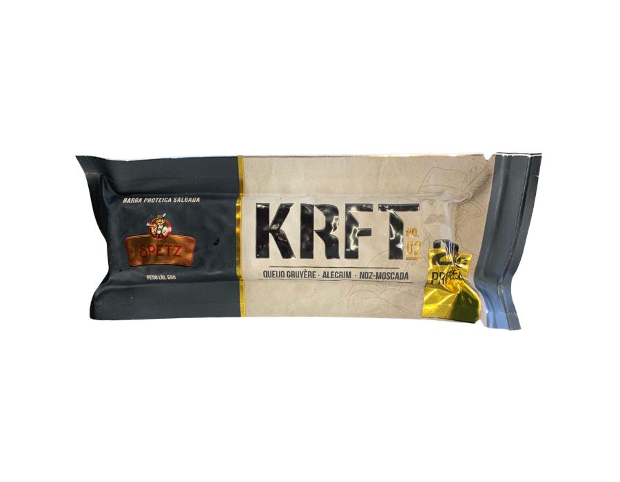 KRFT - Barra de Proteína sabor Queijo Maturado 20g - SPETZ KRFT Barra de Proteina sabor Queijo Maturado 20g SPETZ